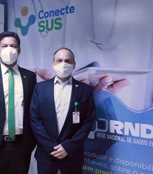 Rodrigo Cunha vai ao Ministério da Saúde tratar da implantação do prontuário eletrônico em Alagoas