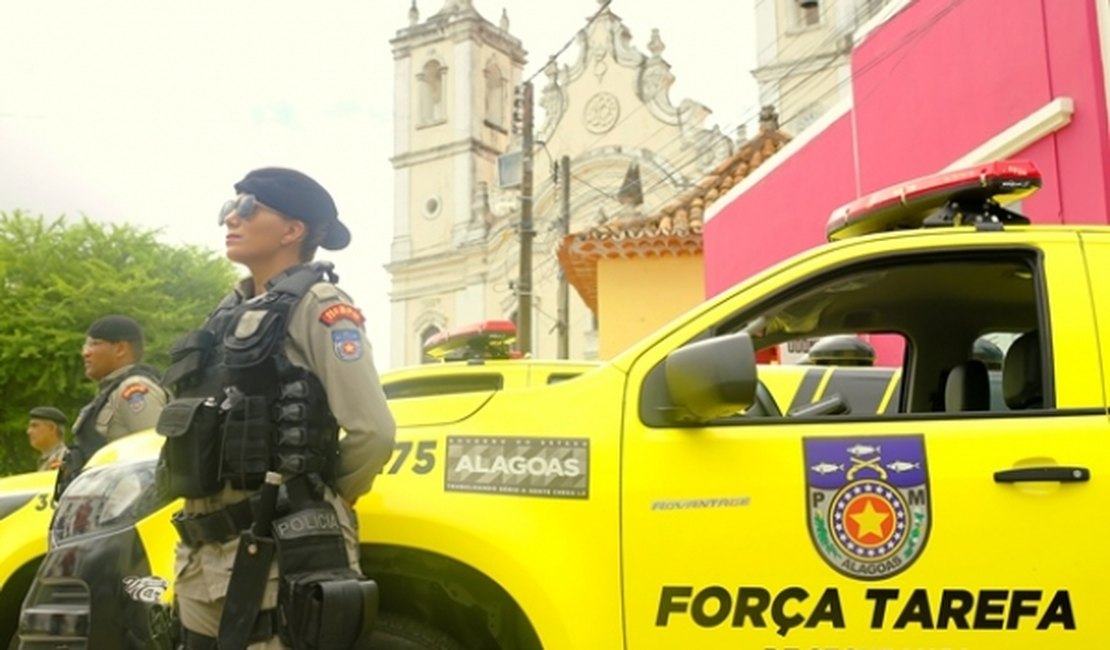 Força Tarefa auxilia na redução de crimes em Alagoas do Litoral ao Sertão