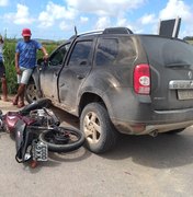 Acidente de trânsito deixa homem ferido em Porto Calvo