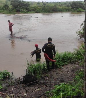Corpo achado no Rio Mundaú, em Branquinha, é de homem desaparecido há uma semana
