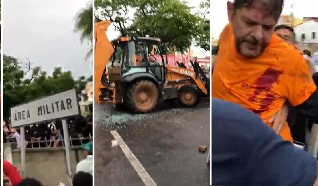 Assessoria de Cid Gomes confirma que ele levou tiros de pistola, não de bala de borracha