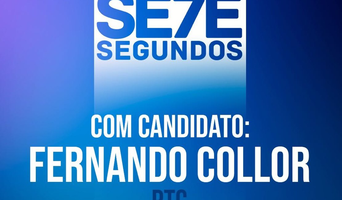 Fernando Collor de Mello, do PTC, é sabatinado pelo 7Segundos; confira