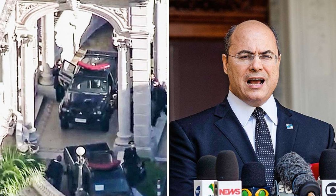 Witzel se defende em pronunciamento e diz que operação é “circo”