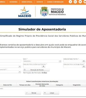 Nova ferramenta online permite simular aposentadoria em Maceió
