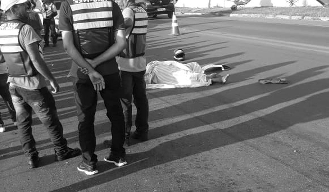 Colisão entre carro e moto deixa um morto em São Miguel dos Campos