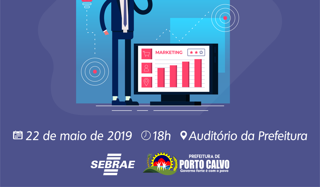 Empresários de Porto Calvo participarão de palestra sobre vendas na internet