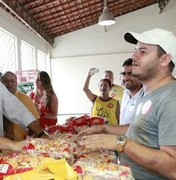 Renan Filho fez visita a feirantes em Marechal Deodoro