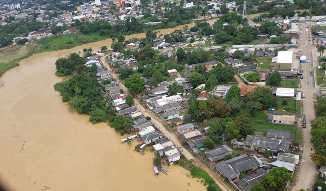 Defesa Civil libera R$ 8,16 milhões para vítimas das cheias no Acre