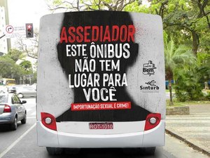 Empresas de ônibus lançam campanha contra importunação sexual dentro dos coletivos
