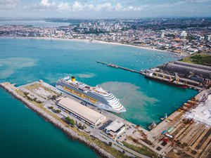 Maceió recebe primeiro navio de 2024 nesta quarta-feira (3)