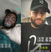Neymar Jr. assusta seguidores ao aparecer com máscara de oxigênio em rede social