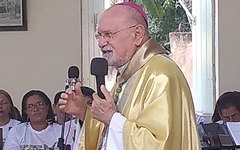 Dom Antônio Muniz Fernandes celebrou a missa em Porto de Pedras