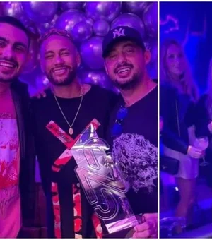 Neymar promove festa com três mulheres para cada homem
