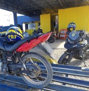 Motocicleta roubada é recuperada pela PRF na BR-101