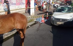 Acidente ocorreu no bairro Baixa Grande, em Arapiraca