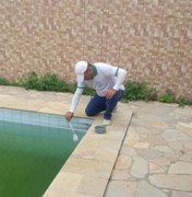Vigilância Sanitária faz inspeção na piscina do Cesama e não encontra foco do Aedes 