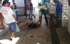 Homem sofreu ferimentos na cabeça após briga no Mercado Público de Arapiraca 