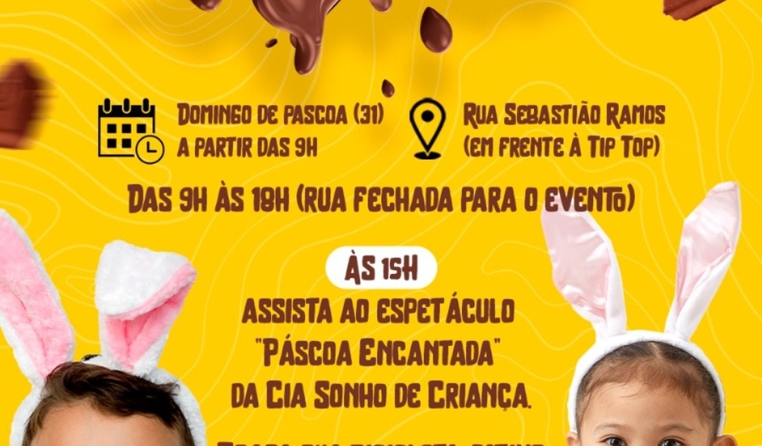 Prefeitura faz a Páscoa das Crianças em Palmeira: Um Domingo Repleto de Diversão e Chocolate!