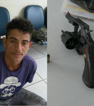 Após perseguição policial, homem é preso com arma de fogo no Agreste 