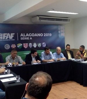 Reunião entre clubes e FAF define regulamento do Campeonato Alagoano de 2019
