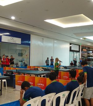 Arapiraca Garden Shopping sedia competição de tênis de mesa neste sábado (27)