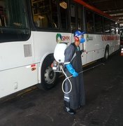 Empresas de ônibus adquirem pulverizadores para reforçar limpeza dos veículos