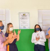 Prefeita de Major Izidoro entrega reforma de escola no Distrito de São Marcos