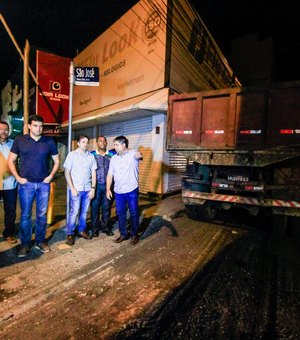 Prefeitura inicia recapeamento de ruas do Centro de Maceió