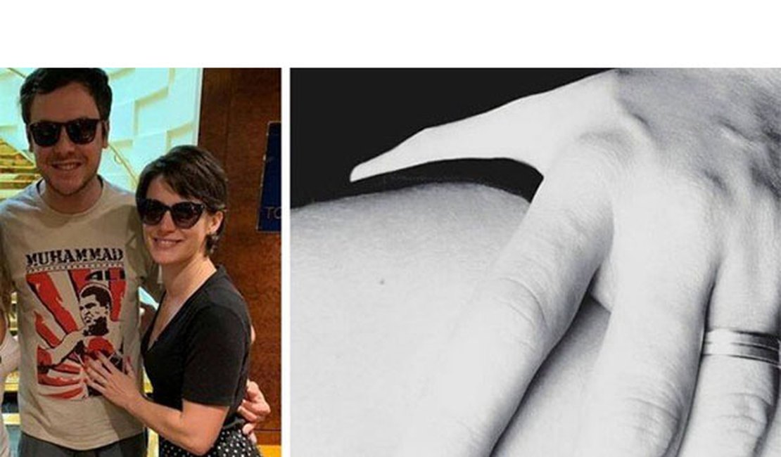 Após se casarem em segredo Bianca Bin e Sérgio Guizé exibem aliança