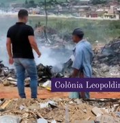 Morador denúncia lixão clandestino em Colônia Leopoldina