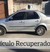 Polícia recupera veículo roubado na parte alta de Maceió