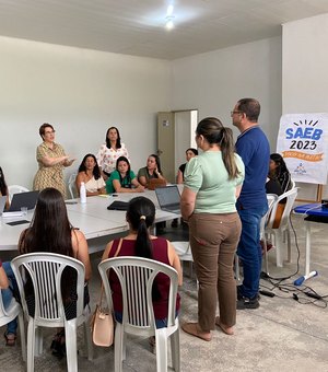 Tainá Veiga participa de reunião com equipe pedagógica para definir alinhamentos sobre o SAEB 2023