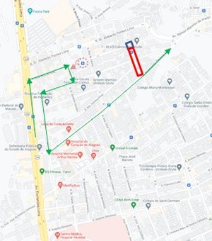 Rua na Gruta de Lourdes será interditada para serviços de saneamento
