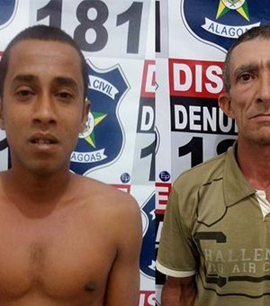 Polícia Civil prende acusados de roubo e estupro de vulnerável no interior de AL
