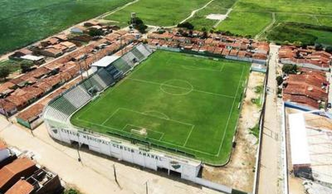 Estádio Gerson Amaral é liberado para Coruripe x CRB e ingressos já estão à venda