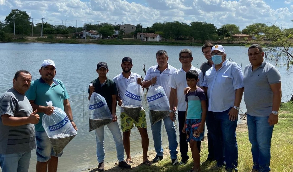 Prefeitura de Major Izidoro realiza o peixamento de barragens em comunidades rurais