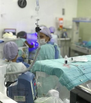 Bebê com cardiopatia de Arapiraca é transferido para hospital em Recife