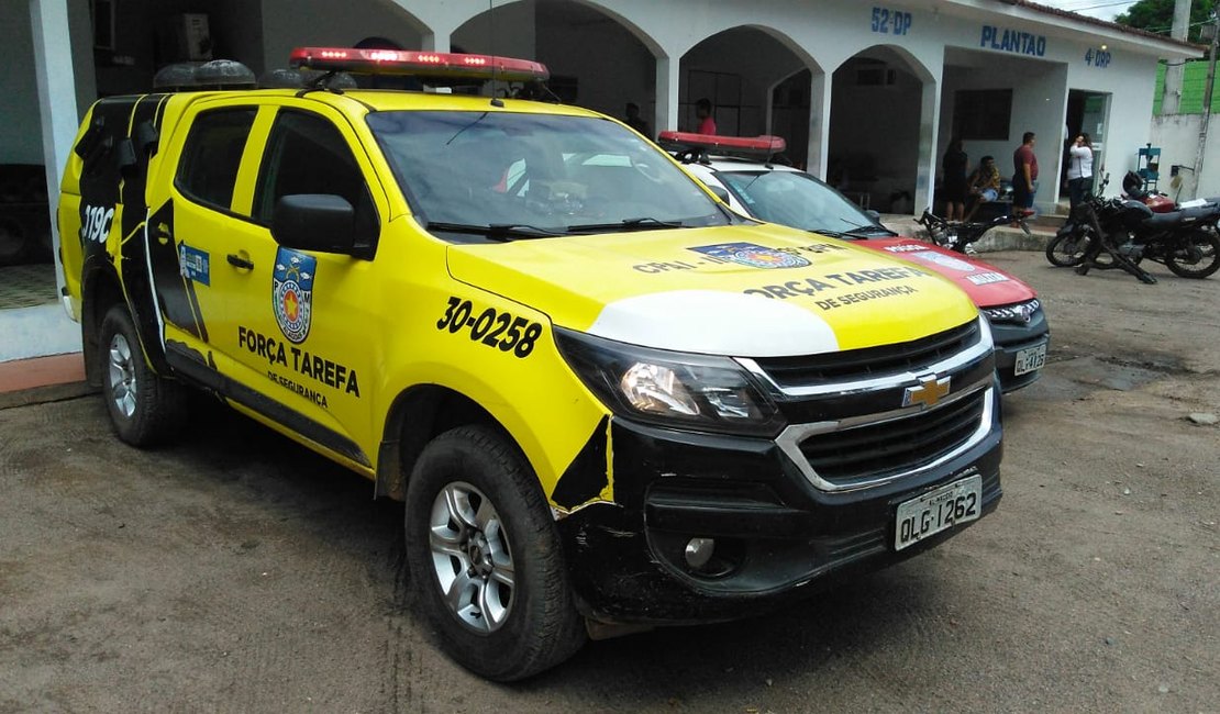 Veículo com registro de roubo é abandonado na zona rural de Arapiraca