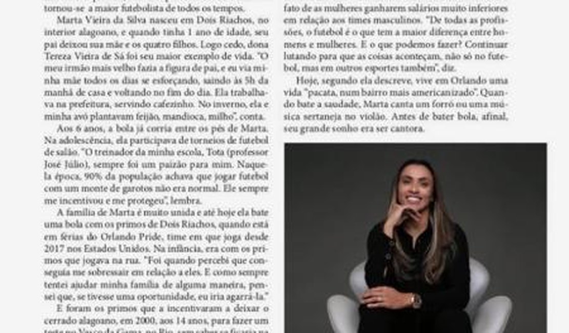 Marta entra na lista da revista Forbes de mulheres mais poderosas do Brasil 
