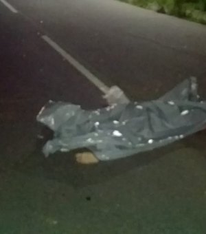 Pedestre morre atropelado enquanto tentava atravessar rodovia AL-110, em Arapiraca