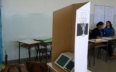Local de votação - urna eletrônica