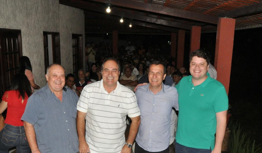Prefeito Luiz Emilio, ex-prefeito Jarbinhas e lideranças políticas reafirmam apoio aos pré-candidatos Sergio Toledo e Davi Davino