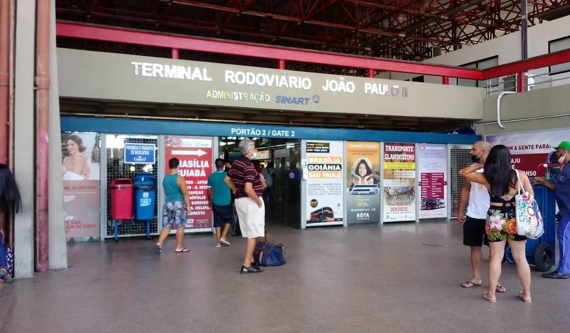 Terminal Rodoviário registra aumento no movimento de passageiros