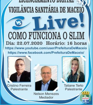 Visa de Maceió promove live sobre licenciamento digital