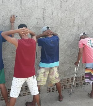 Jovens são flagrados e detidos com entorpecente em via pública em Teotônio Vilela