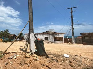 População de São Bento teme que poste desabe no Alto do Cuscuz