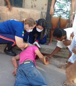 Homem fica ferido após atropelamento em Arapiraca