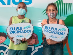 Prefeitura de Maceió chama atenção para vacinação pediátrica neste final de semana