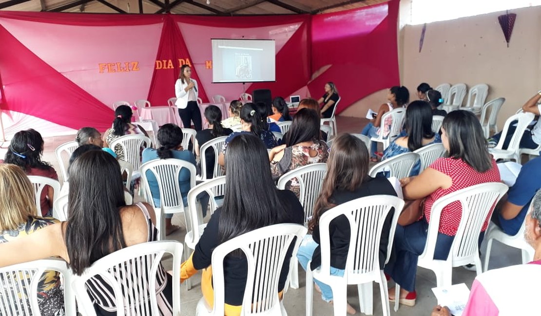 Violência contra a mulher é tema de palestra ministrada em Lagoa da Canoa