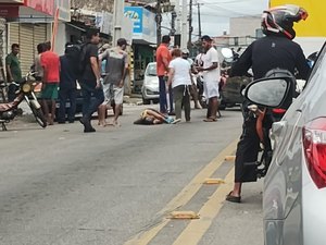 Mulher morre atropelada por motocicleta no Jacintinho